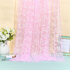 Полиэфирная ткань с цветочным узором&nbsp;DIY-WH0591-147B