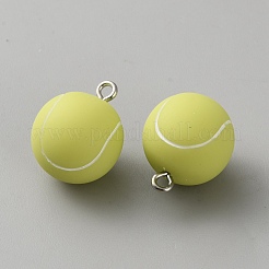 Спортивные подвески из непрозрачной смолы&nbsp;FIND-CJC0437-040P-A