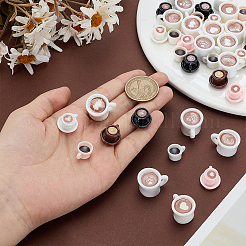 55 шт. 11 стиля миниатюрных кофейных украшений из смолы&nbsp;DOLL-AR0001-01