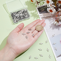 200 шт. подвески-крестики из нержавеющей стали 304 STAS-ME0001-72