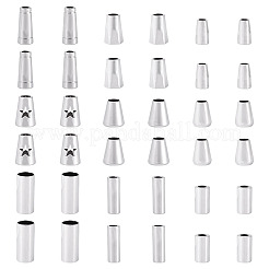 54 шт. 9-х стилистический наконечник шнура из сплава&nbsp;FIND-TA0008-08