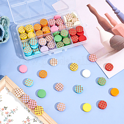 Расписные бусы из натурального дерева&nbsp;WOOD-FH0001-56