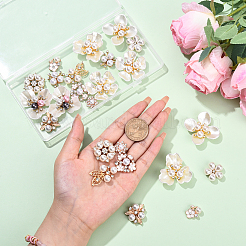 24 шт. 12 стиля сплава украшают использование для DIY сумки или аксессуаров для волос&nbsp;FIND-YW0009-59