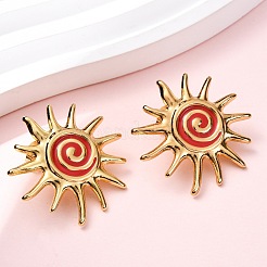 Серьги-гвоздики из нержавеющей стали 304&nbsp;EJEW-D334-01G