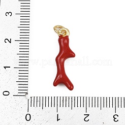 Латунь эмаль подвески&nbsp;KK-D409-34G