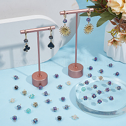 50 шт. смоляные бусины со стразами&nbsp;RESI-SC0003-23