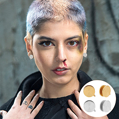 12 шт. 2-х цветные серьги-манжеты из нержавеющей стали 304 Vortex&nbsp;EJEW-UN0002-54