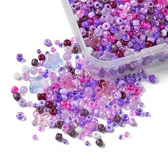 Наборы фурнитуры для изготовления ювелирных изделий своими руками из стекла и бисера&nbsp;DIY-FS0005-62