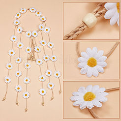 Ткань подсолнух хиппи повязка на голову цветочная корона&nbsp;OHAR-WH0011-12D