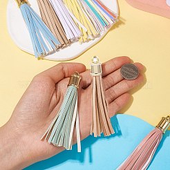 Подвески с кисточками из искусственной кожи&nbsp;FIND-TA0005-07A