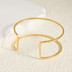 Браслеты-манжеты из нержавеющей стали 304 для женщин&nbsp;PK0821-2