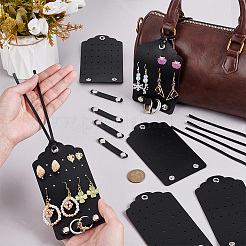 6 сумка из искусственной кожи подставки для сережек&nbsp;AJEW-PH0007-23