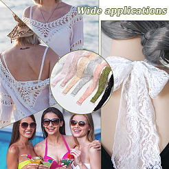 8 комплект из 8-х моделей бретелей для бюстгальтера из полиэстерового кружева&nbsp;DIY-NB0012-49