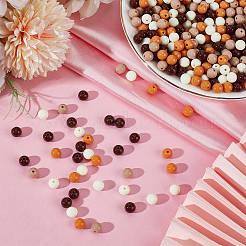 Непрозрачные акриловые бусины&nbsp;SACR-PA0001-04B-01