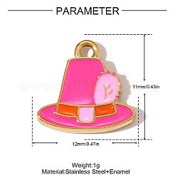 Подвески из эмалированной нержавеющей стали 304&nbsp;STAS-OY008-13G