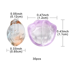 35 шт. Прозрачные стеклянные бусины&nbsp;GLAA-YW0001-72