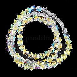 Гальванизируйте прозрачное стекло бисер нитей&nbsp;EGLA-U004-03A-AB01