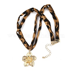 Кулон в виде цветка из сплава&nbsp;NJEW-A066-05G