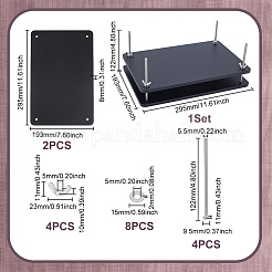 Деревянный книжный пресс&nbsp;WOOD-WH0064-34B