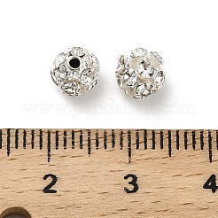 6 мм латунные бусины со стразами&nbsp;X1-KK-S519-01A-02S