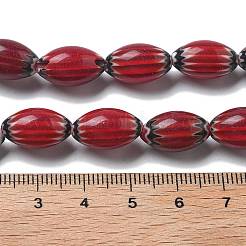 Ручной работы millefiori стеклянные бусины нитки&nbsp;LAMP-F035-13C-01