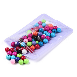 Пластиковые пакеты Инь-Янь цвета макарон с застежкой-молнией&nbsp;OPP-N001-01D-06