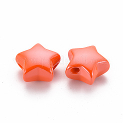 Непрозрачные акриловые бусины&nbsp;MACR-S372-02B-84