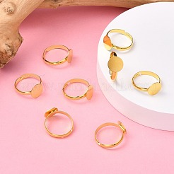 Латунная фурнитура для кольца&nbsp;X-EC022-G