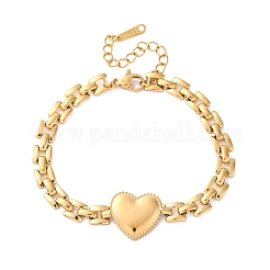 Браслеты-цепочки в виде пантеры из нержавеющей стали 304 для женщин&nbsp;BJEW-R027-02G