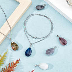 Наборы для изготовления ожерелья с подвесками своими руками&nbsp;DIY-UN0002-13P