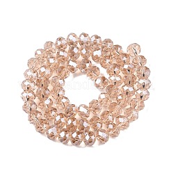 Стеклянные бусины с гальваническим покрытием &nbsp;X-EGLA-A044-T8mm-A20