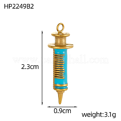 Подвески из нержавеющей стали 304 с эмалью&nbsp;STAS-OY003-74G