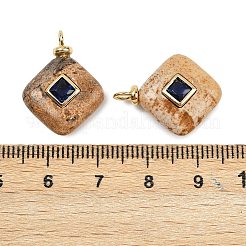 Естественного изображения яшмы подвески&nbsp;KK-B157-42A-03