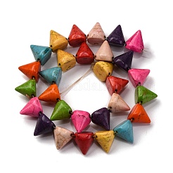 Синтетических нитей бирюзовые бусы&nbsp;G-C147-15B