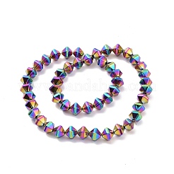 Гальванические немагнитная синтетический гематит бисер пряди&nbsp;G-G862-01C