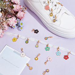 32 шт. 16 стиля эмалированные подвески для обуви из сплава&nbsp;HJEW-PH01947
