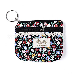 Кошельки из хлопковой ткани с цветочным узором&nbsp;AJEW-N003-08