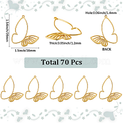 70 шт. Подвески из сплава в тибетском стиле&nbsp;TIBE-SC0002-22G