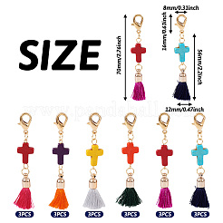 Подвеска из синтетической бирюзы&nbsp;HJEW-TA0001-12