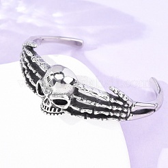 Браслеты-манжеты из хирургической нержавеющей стали 316&nbsp;BJEW-C142-01E-AS