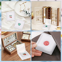 Прозрачные акриловые свободные коробки для демонстрации алмазов&nbsp;LS-CON-WH0088-21