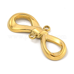 Ионное покрытие (ip) 304 нержавеющая сталь бантовые звенья соединительные подвески&nbsp;STAS-A099-10G