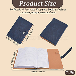 Прямоугольные обложки для блокнотов из искусственной кожи&nbsp;AJEW-WH20019-55C