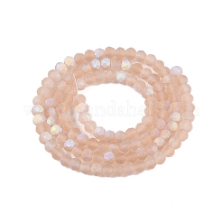 Прозрачные стеклянные бусины&nbsp;LS-EGLA-A044-T3mm-MB20