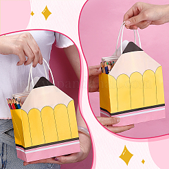 12 шт. бумажные сумки в форме карандаша&nbsp;ABAG-WH0032-102