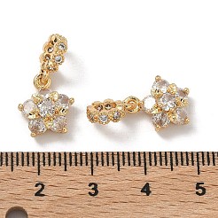 Европейские подвески с подвесками из латуни и кубическим цирконием&nbsp;KK-A286-23G-01