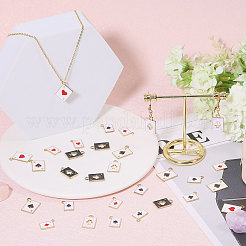 48шт 8 стиля подвески из сплава с эмалью&nbsp;FIND-CA0009-08