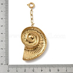 Подвесные украшения в виде ракушек из нержавеющей стали 304&nbsp;STAS-K308-08G