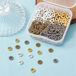 200 шт. 4 стиля бусины из сплава в тибетском стиле&nbsp;FIND-YW0003-77