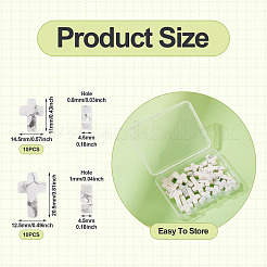 20шт 2 стиля натуральные бусины из говлита&nbsp;G-TA0002-85